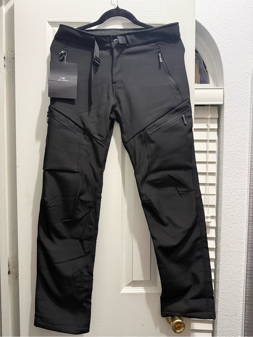 Arc'teryx Men's Black Cargo Softshell Pants